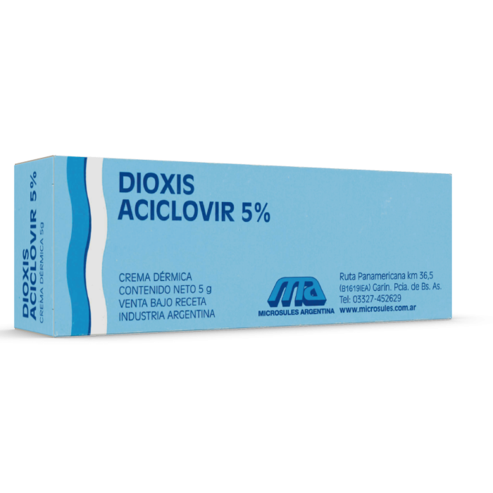 Aciclovir Cr X G Dioxis Marbe S A Droguer A